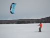 Snowkiting lessons with Kite Club NY