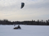 Snowkiting lessons with Kite Club NY